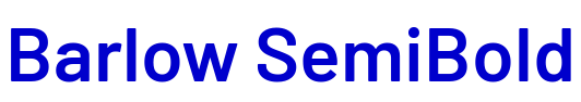 Barlow SemiBold шрифт